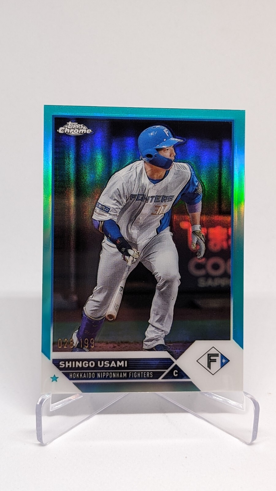 Shingo Usami 2023 Topps NPB Chrome Aqua #/199 Hokkiado Shingo Usami 2023 Topps NPB Chrome Aqua #/199 Hokkiado