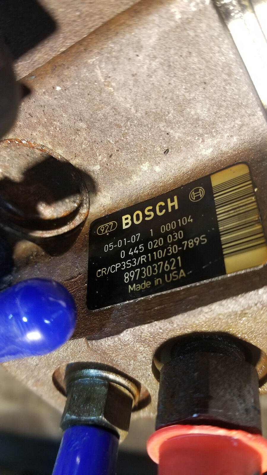TESTED 0445020030 LLY Bosch CP3 Pump GM Duramax 8973037621 - Picture 3 of 6