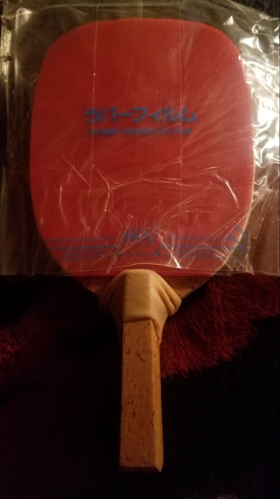 Tennis Racket/paddle Japanese Penhold W/ Bryce R & Leggy B