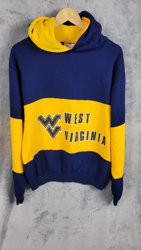 Vintage 70's Hoodie Men's XL West Virginia University Grunge