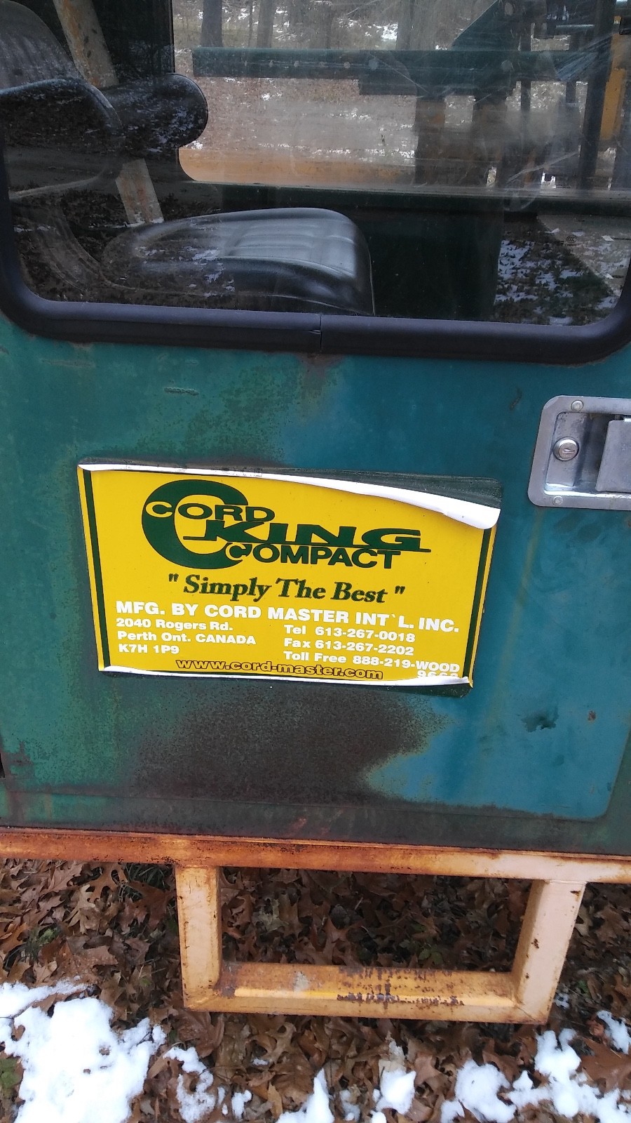 CORD KING 20/40 FIREWOOD PROCESSOR