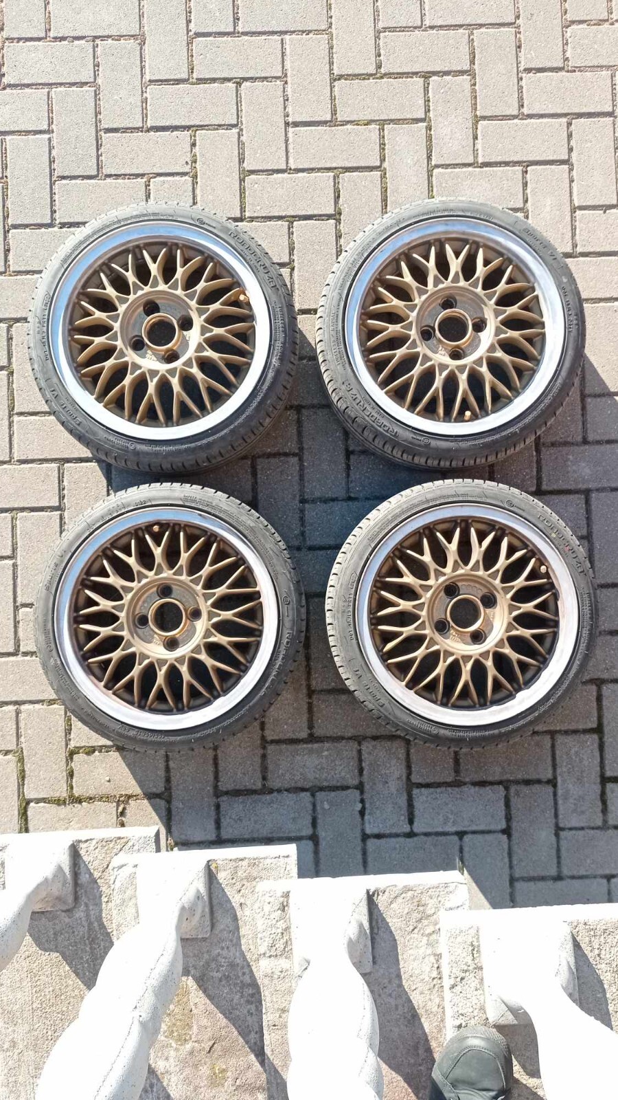 BBS RZ 433 R15 6j with barely used summer tires | eBay
