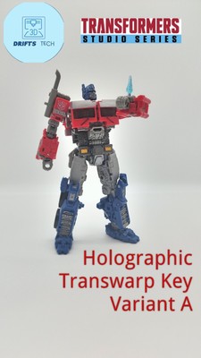 Transformers Studio Series 102 Optimus Prime Upgrade Holographic Transwarp Key