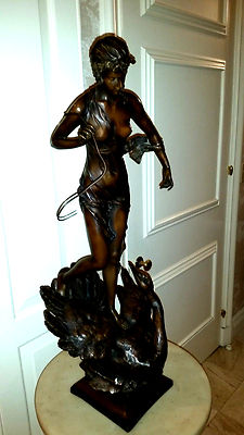 BRONZE STATUE LEDA AND THE SWAN 31