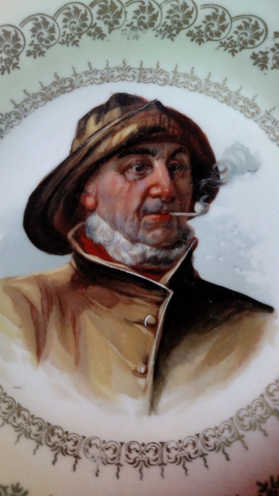 Blenheim China Sailor with Pipe Decorative Plate