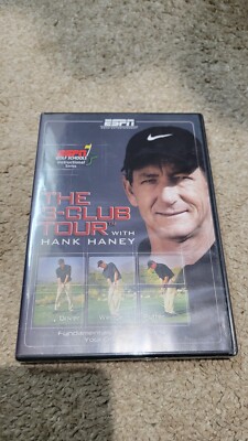 ESPN Golf Schools Instructional Series The 3-Club Tour with Hank Haney DVD