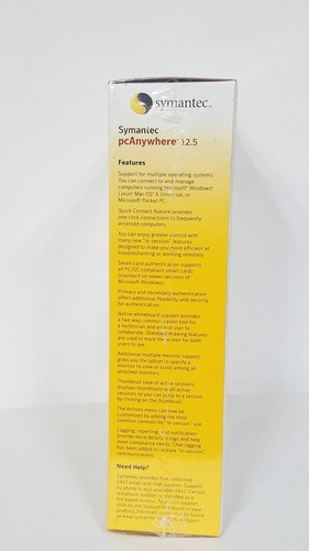 Symantec PCAnywhere 12.5 Host- Workstation Software 1 User New Factory Sealed