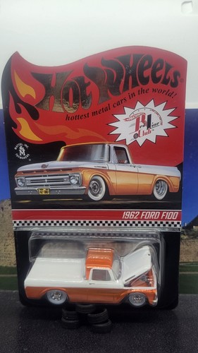 Hot Wheels RLC 1962 Ford F100 Orange & White Club Exclusive