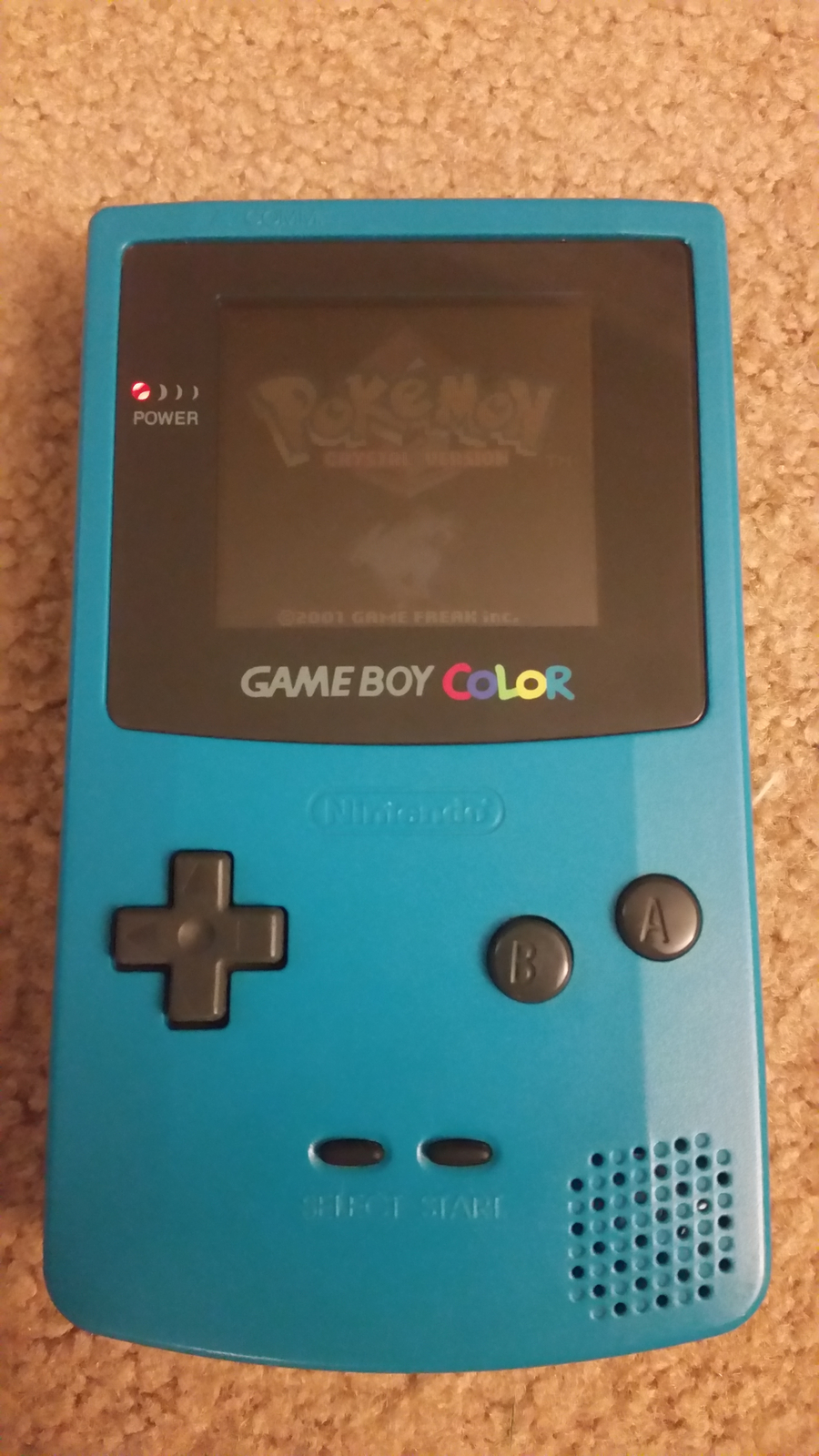 Nintendo Game Boy Color CGB-001 - Teal Blue - 100% OEM Nintendo Game Boy Color CGB-001 - Teal Blue - 100% OEM