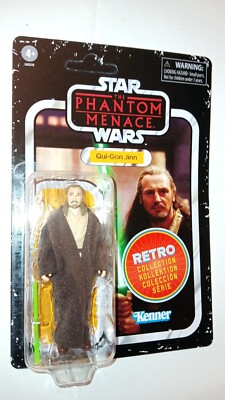 Star Wars Retro Collection Phantom Menace QUI-GON JINN Kenner/Hasbro NEW