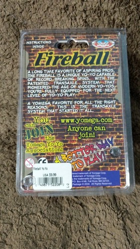 Red Yomega Fireball Yo-Yo High Performance Transaxle Vintage YoYo New in package