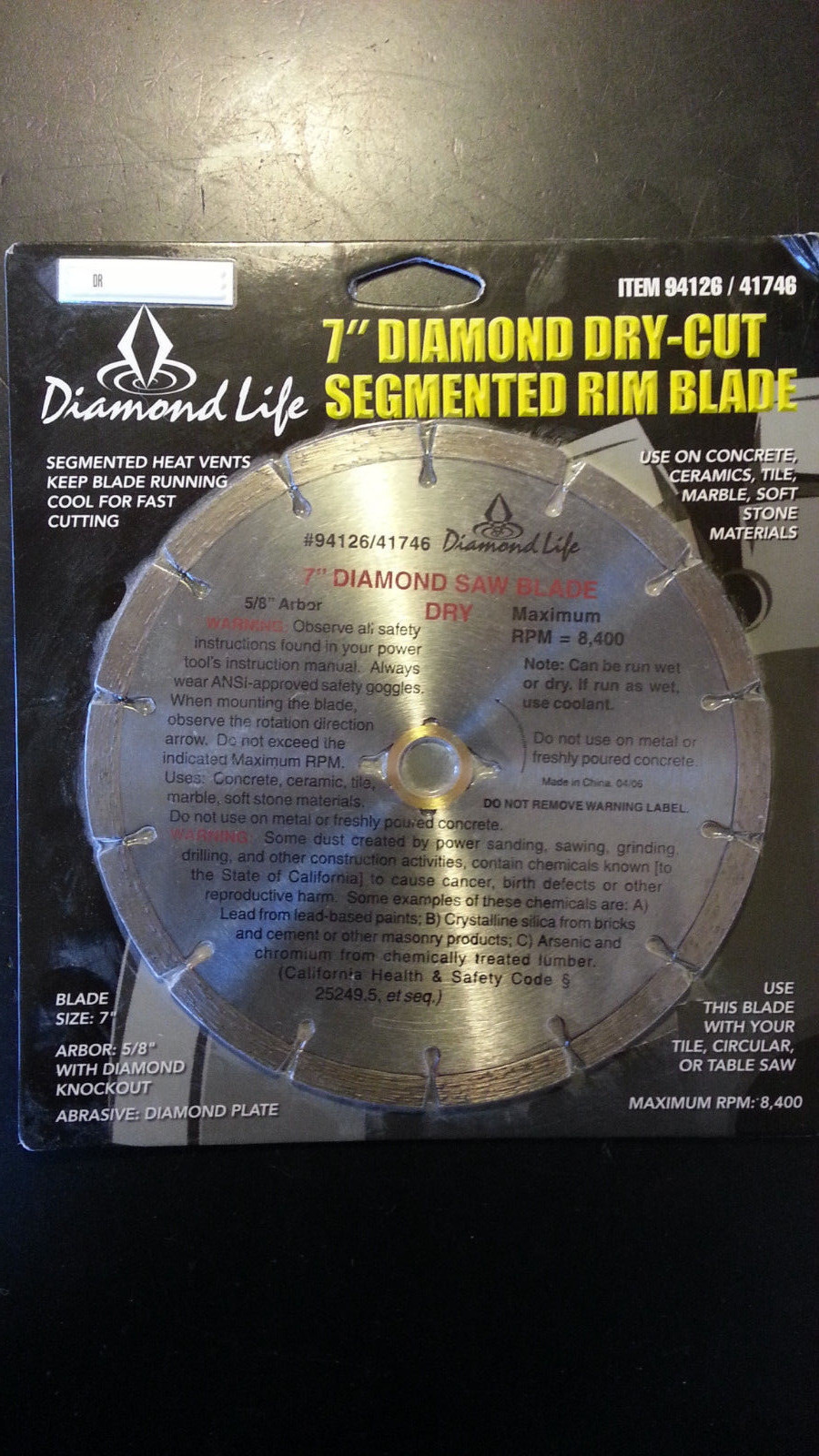 TWO 2 - DIAMOND DRY-CUT 7