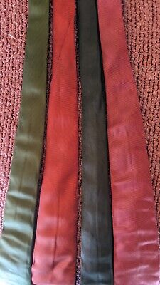 1940s Mens Ties | Wide Ties & Painted Ties Lot of 4 Vintage Men's Neckties - Solid Color, Unlabeled -1920s,1930s,1940s 2 $15.00 AT vintagedancer.com