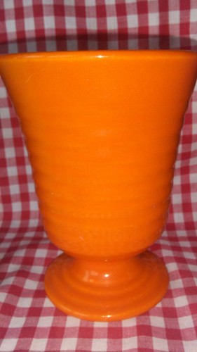 RARE Antique  Bauer Ringware two goblets RARE