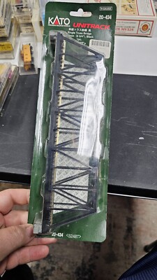 Kato Black 248mm (9 3/4'') Single Track Truss Bridge N Scale 20-434