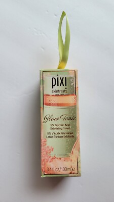 Pixi Glow Tonic 5% Glycolic Acid Exfoliating Toner 3.4 oz New Full Size
