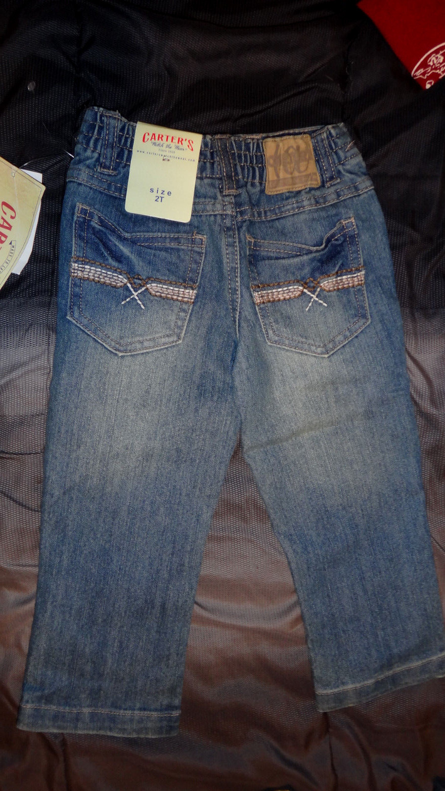 NWT Carter's Straight Fit Kids 2T Jeans 85% Cotton 15% Polyester $22