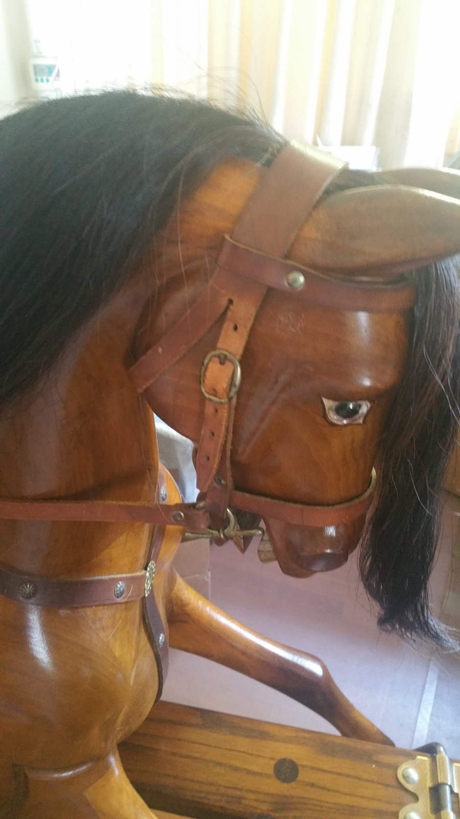 Antique reproduction rocking horse