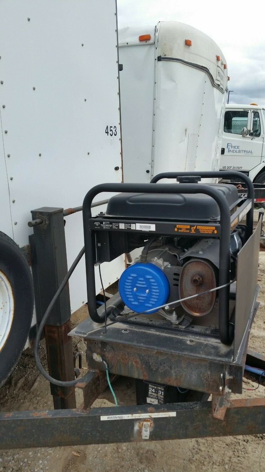 fiber optical splicing trailer