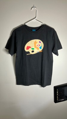 Enjoi Skateboards t-shirt Men's Medium Artist Paint Brush Pallet Old Brand era