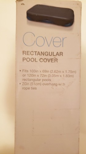 Genuine Intex (58412EP) Rectangular Pool Cover 120 in x 72 in. New in box