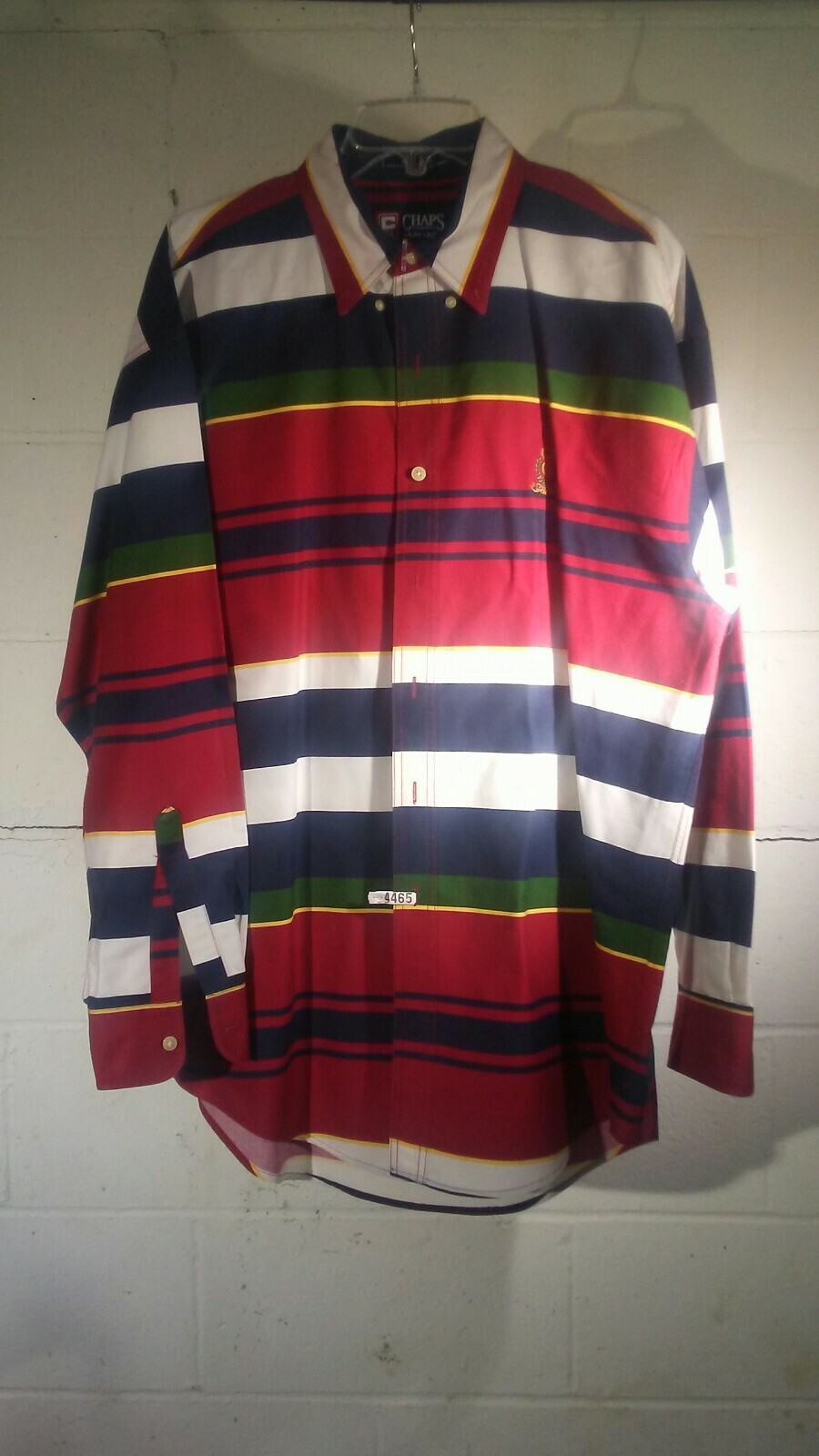CHAPS RALPH LAUREN ラガーシャツ Lサイズ ライトグリーン CHAPS RALPH LAUREN ラガーシャツ Lサイズ ライトグリーン