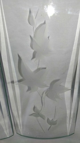 Beveled Glass Panel Chandelier Lam Part IVY DESIGN lot of 2