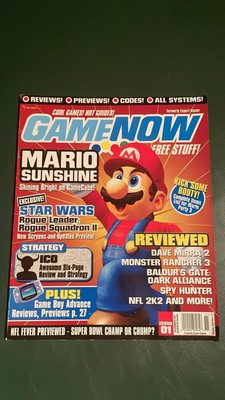 Game Now Magazine Issue #1 November 2001 Mario Sunshine