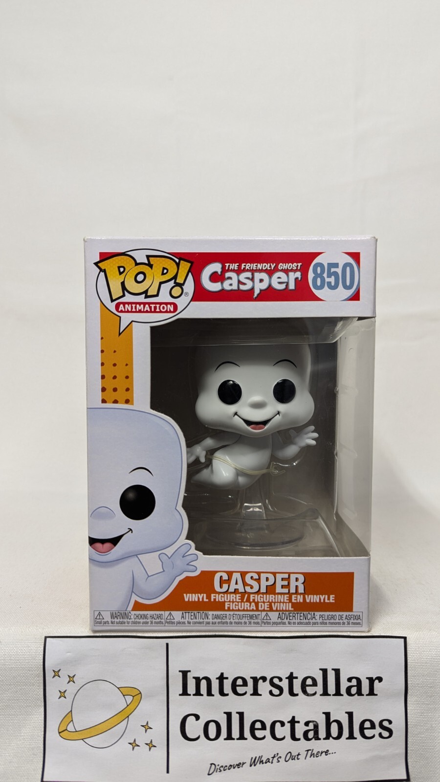 キャスパー　POP フィギュア　850 Amazon.com: Funko Pop! Glow in The Dark GITD Casper #850
