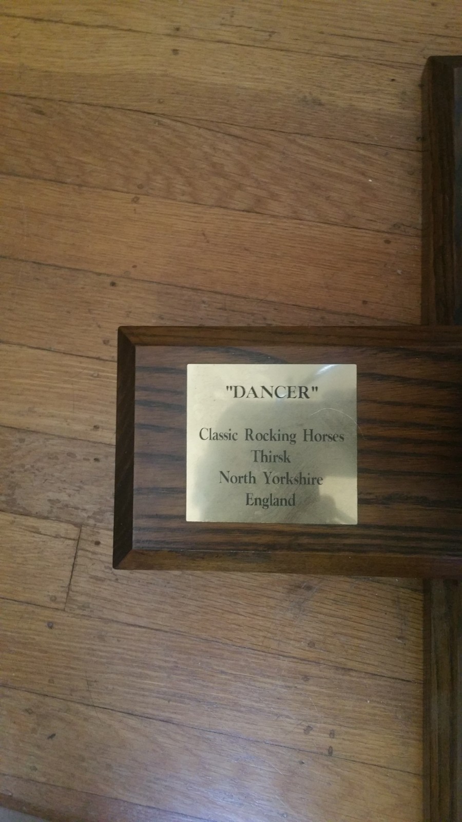 Antique reproduction rocking horse