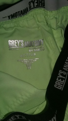 Grey's Anatomy Womens active Scrub Set - Top Size XS - Pants Size XS petite