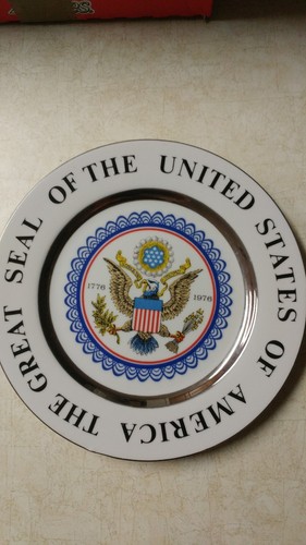 The Great Seal of The United States Collector Plate of USA