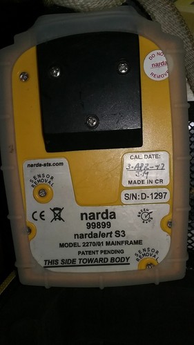 Nardalert S3 Narda Radiation Broadband Monitor Personal Area NAR/S3-2270/01