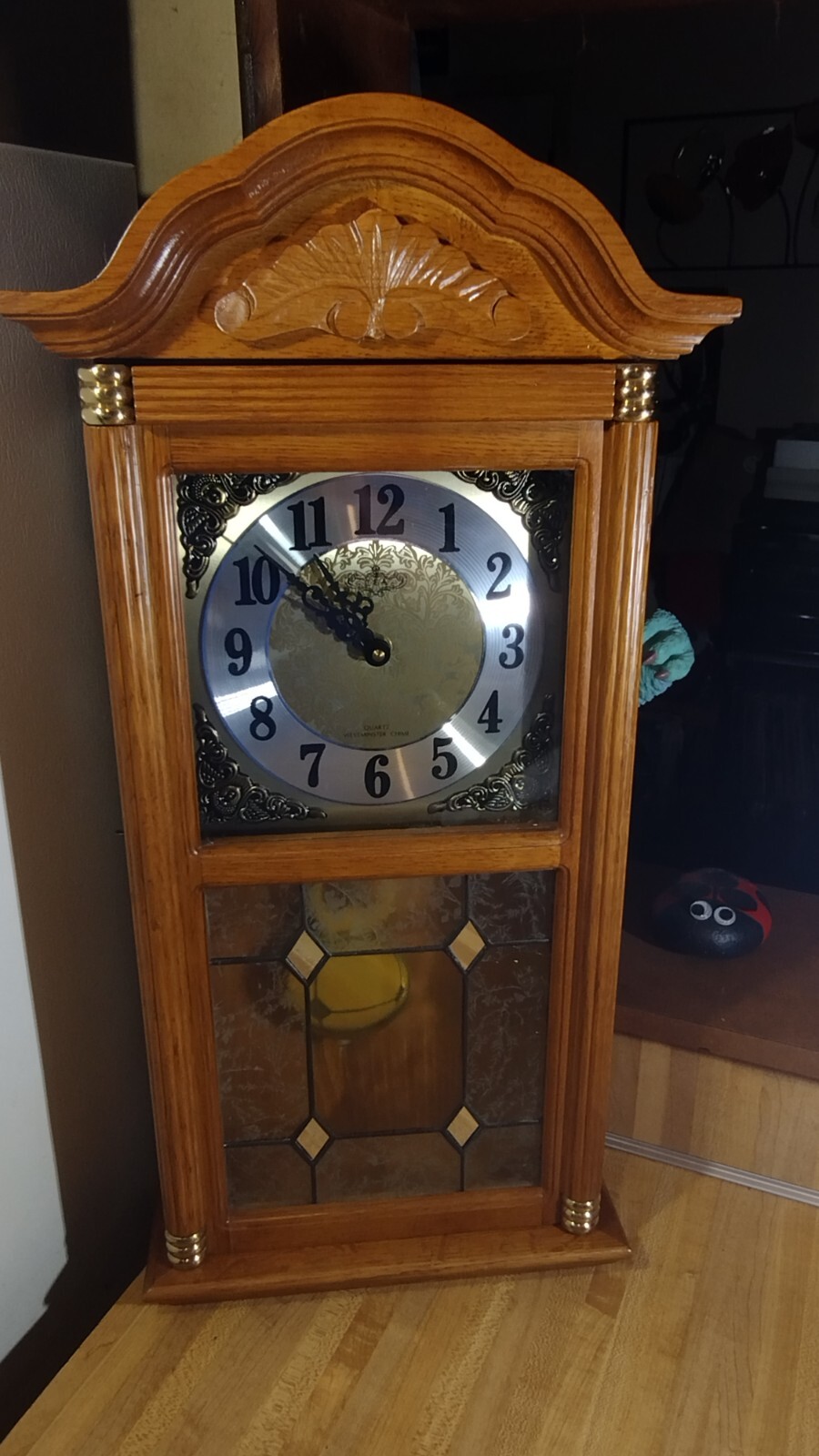 D&A Quartz Winchester Chime Clock,25x12x4,works great!