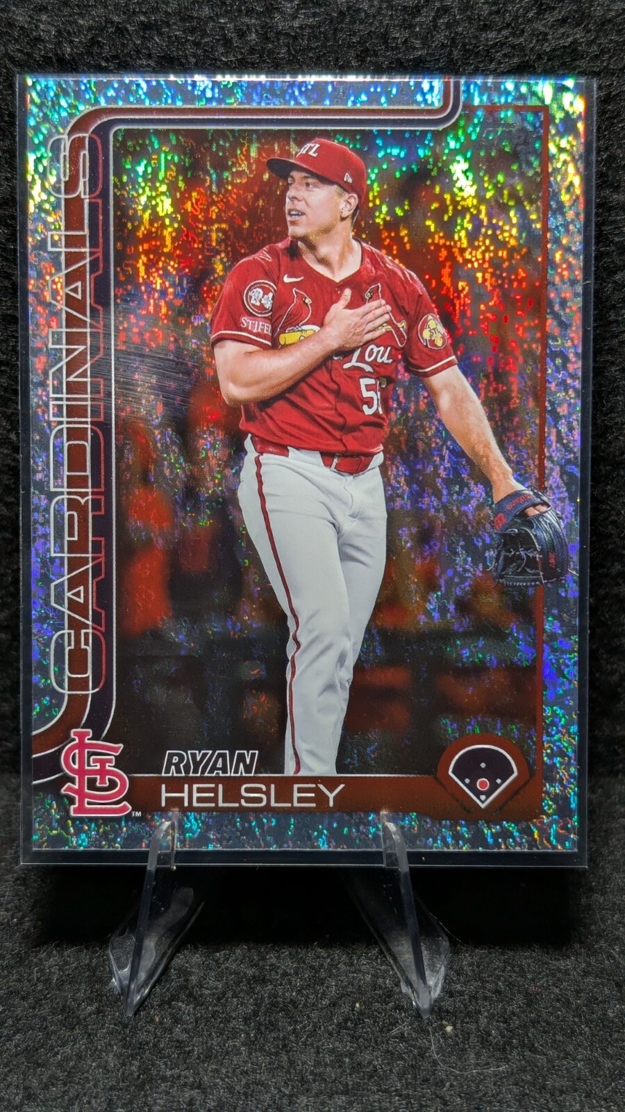 2025 Topps Series 1 Holo Foil Ryan Helsley St. Louis Cardinals 241