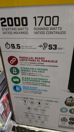 Champion Power Equipment 2000 Watt Power Inverter Generator - 73540i *New*