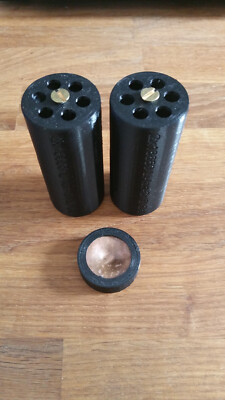 2x 18650 Li-Ion to 3D-Cell Maglite Adapter - conversion w/ LED bulb option