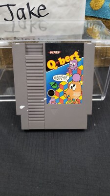 AUTHENTIC Q*BERT NINTENDO NES VIDEO GAME Q BERT