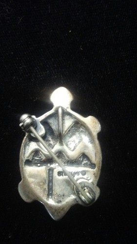Carolyn Pallack Sterling Turtle Charm/brooch Used