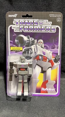 Super 7 Reaction Transformers Chrome Megatron