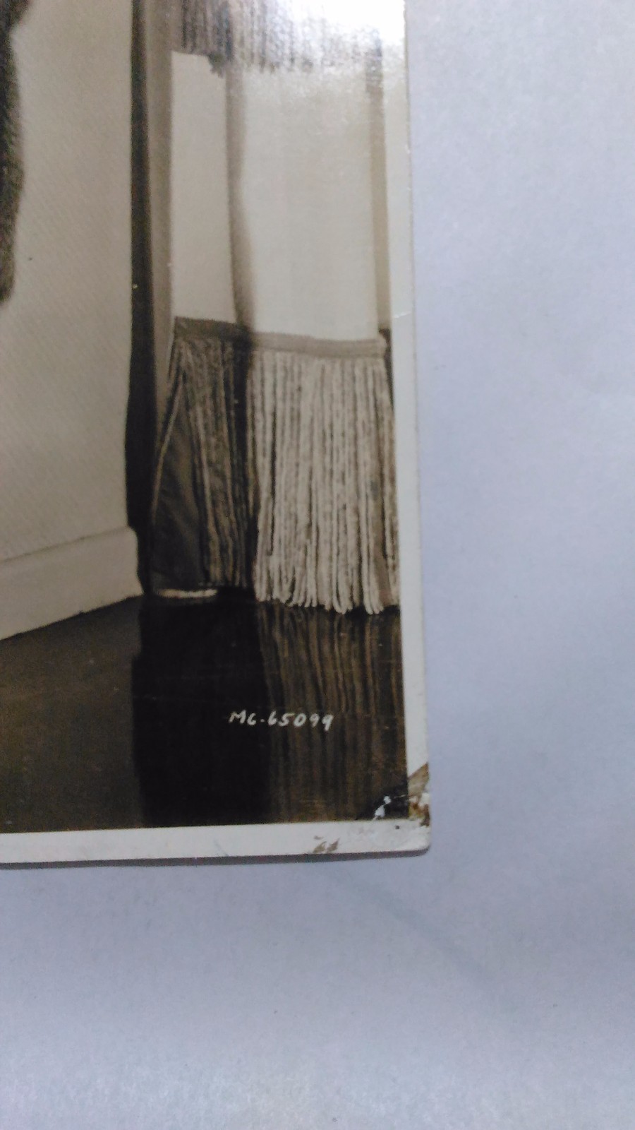 Oversized Joan Crawford still w/ WW II infantry stamp on back