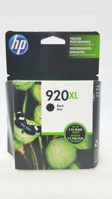 HP 920XL Black Ink Cartridge High Yield (CD975AN) Exp 9/ 2019 NIB 920 XL Sealed