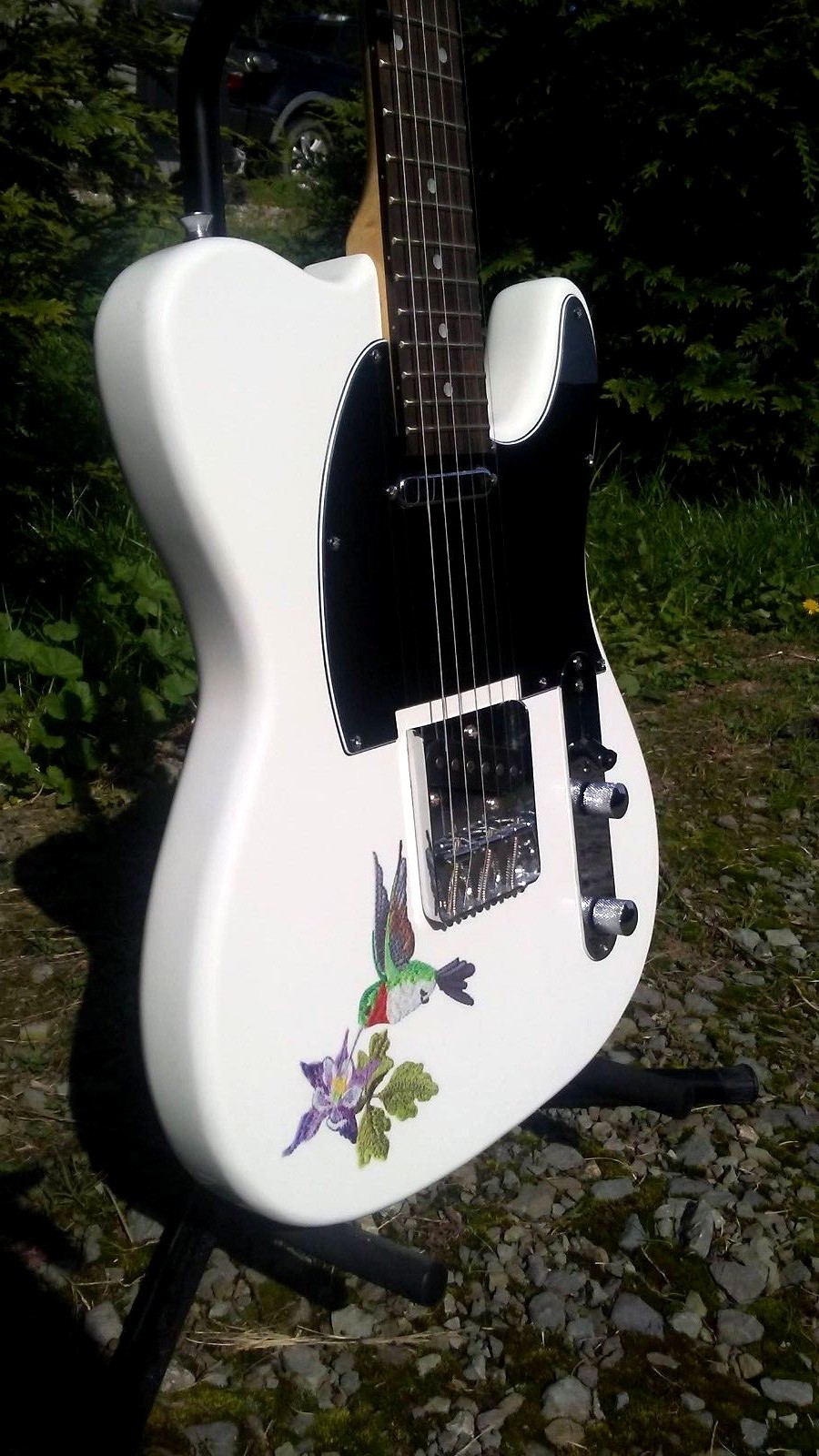 Telecaster style guitar  Beautiful, light and easy playing