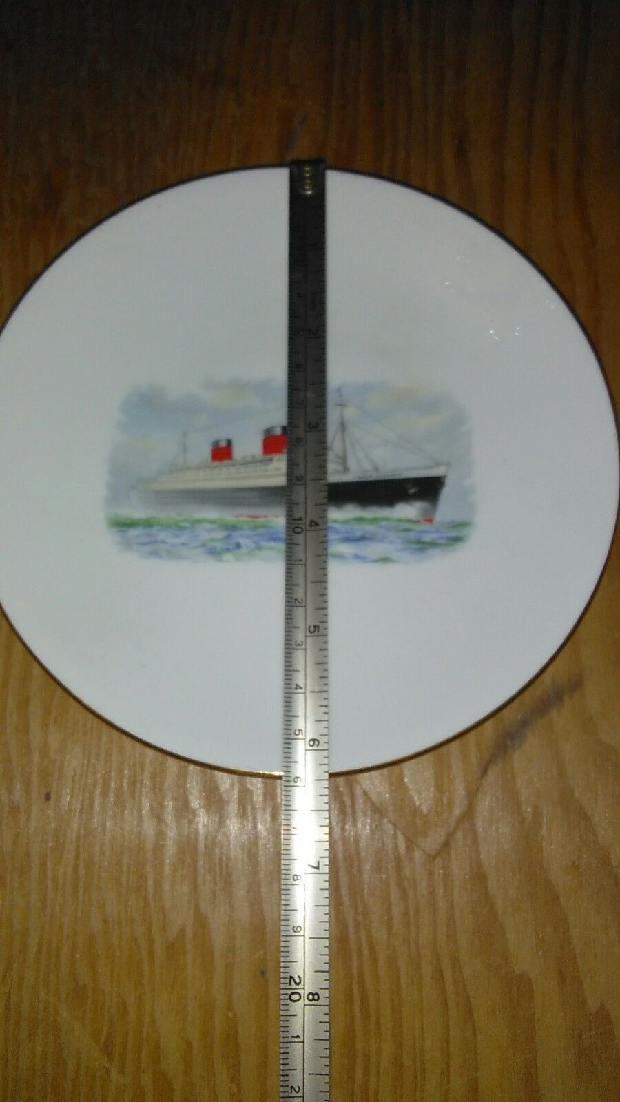 Vintage H.M.S. Queen Elizabeth Galley Saucer $9.99 SEE OUR E BAY STORE