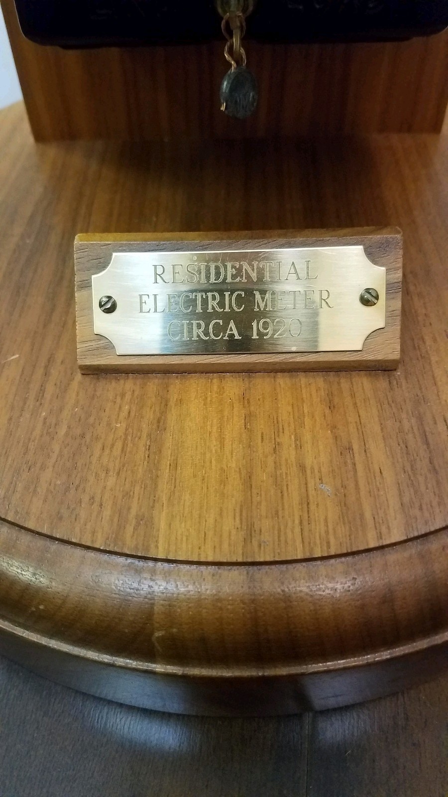 Westinghouse ELECTRIC WATTHOUR METER LAMP circa 1920 Steampunk Executive Gift