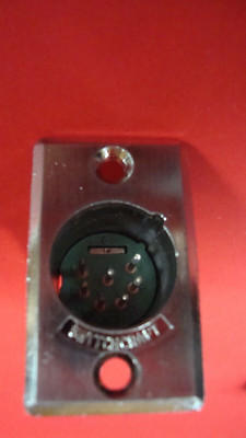 SWITCHCRAFT #D7M 7 pin male panel mount receptacle