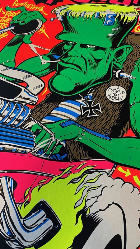 COOP - GARAGESHOCK 93 - ROCK ART POSTER | eBay