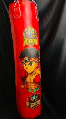 BoxIcon “Anime Warrior” Punching Bag – Premium Quality | Multiple Sizes Availabl