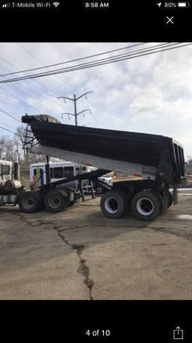 1998 Pitboss Quarter Frame End Dump Trailer Rebuilt