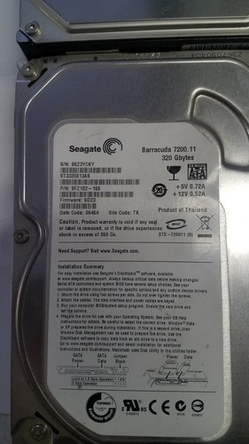 Lot of 4  mixed brands 320GB 3.5